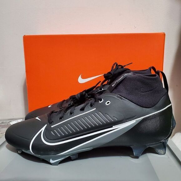 Nike Vapor Edge Pro 360 2 Mens Sz 16  Football Cleats Black DA5456-010 New - Picture 1 of 10